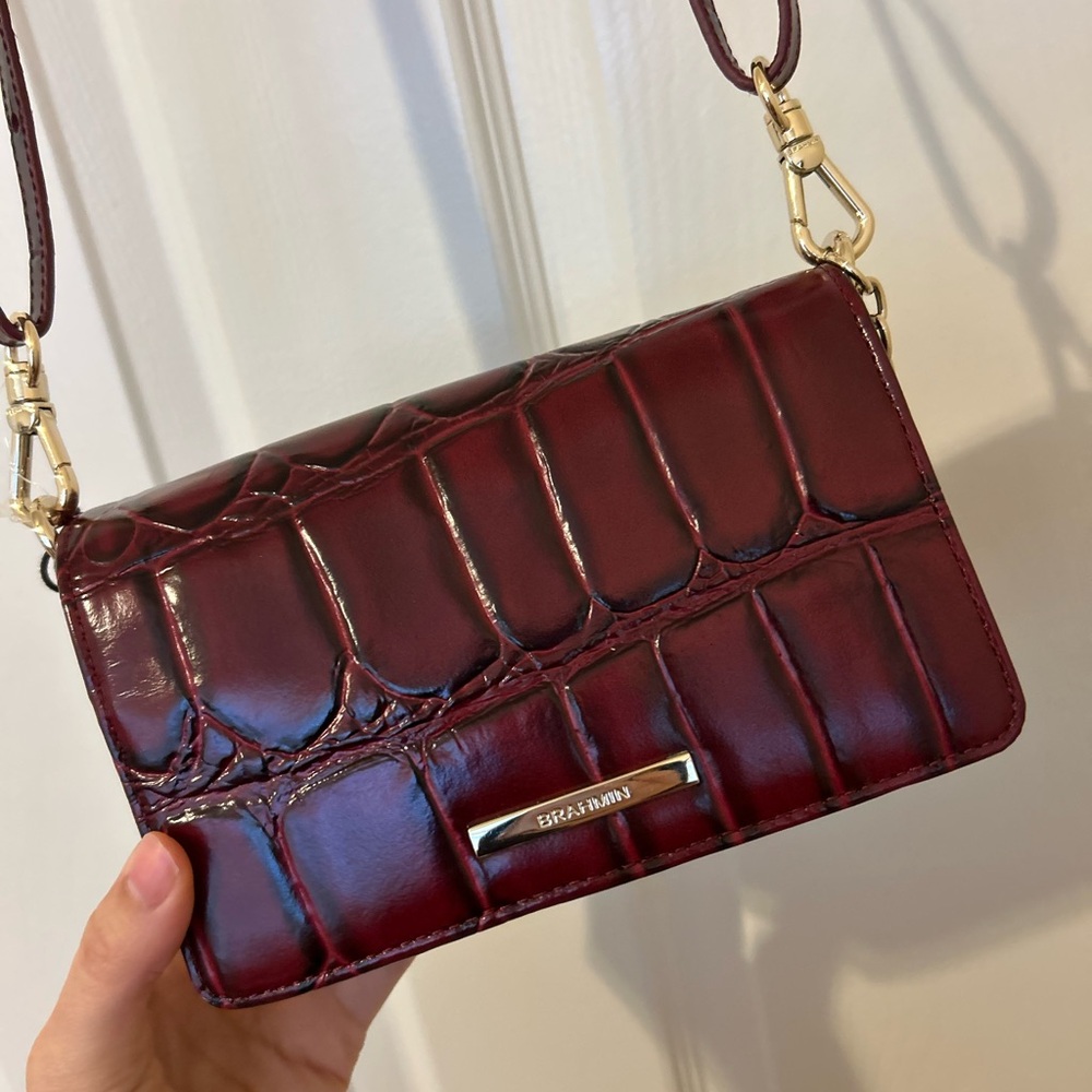 NWT Brahmin Minuette Merlot Nerina w/dust bag